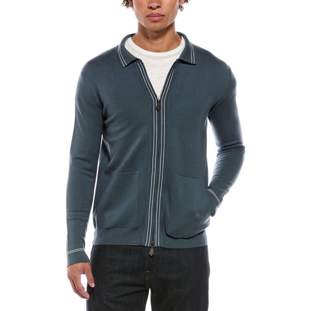 Isaia Mens  Wool, Silk & Cashmere-Blend Jacket, Grey